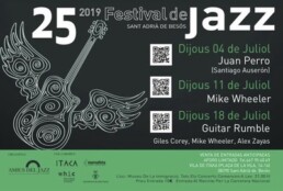 Cartell de 25è Fetival de Jazz de Sant Adrià de Besòs