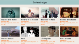 Web Barcelona, Refugi en curt. Audiovisuals per treballar en classe, el refugi i l'acollida