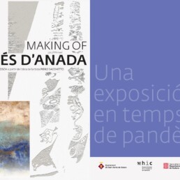 Panel d'exposició: Making of, Només d'anada. Una exposició en temps de pandèmia